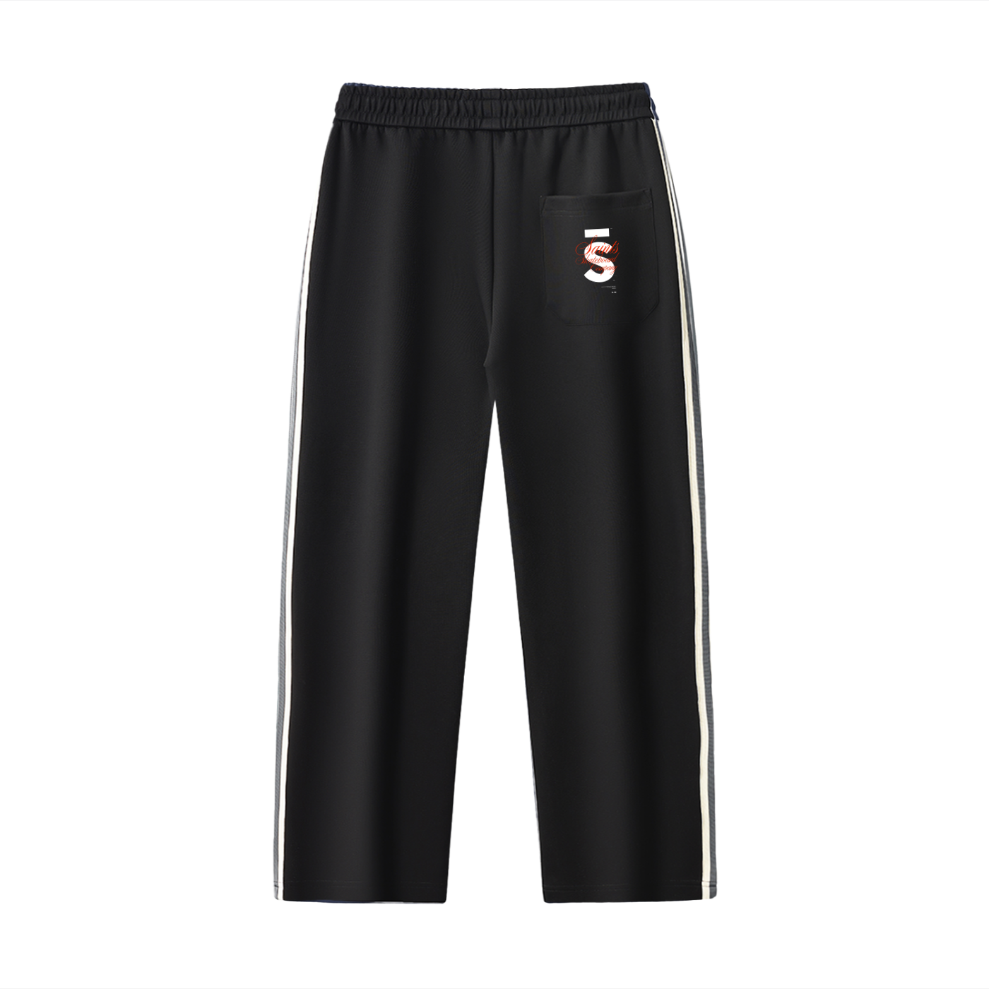 Side strip,Straight-leg,Pants,Unisex